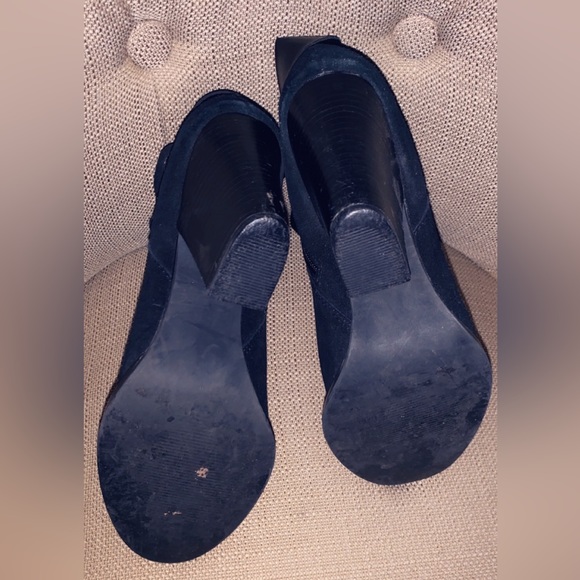 Black Suede Booties - Picture 4 of 5